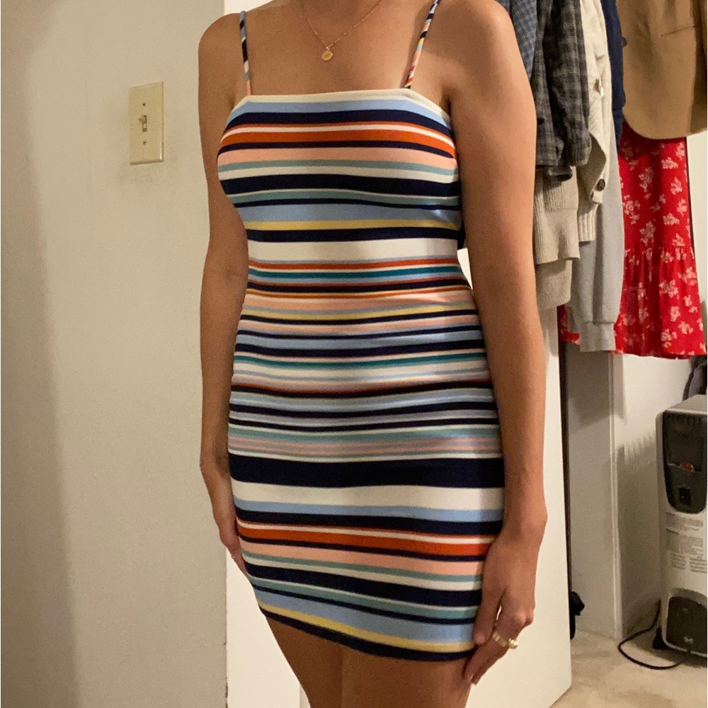 Altar’d state blue blush minidress